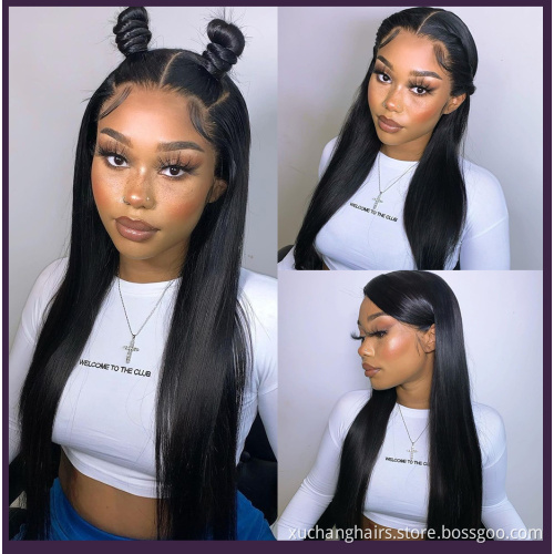 transparent hd lace frontal closure wigs black color high quality virgin human hair customized full lace braided wigs